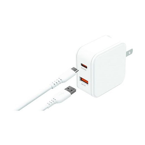 AC充電器 PD30W対応 (USB×1,Type-C×1) エアージェイ AKJ-30WPD2