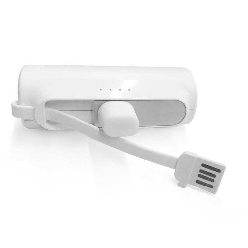 直挿しタイプ PD20W対応 Type-C 横型モバイルバッテリー＋Type-C1ポート 5000mAh（ホワイト） AIR-J（エアージェイ） MB-T5000PDWH