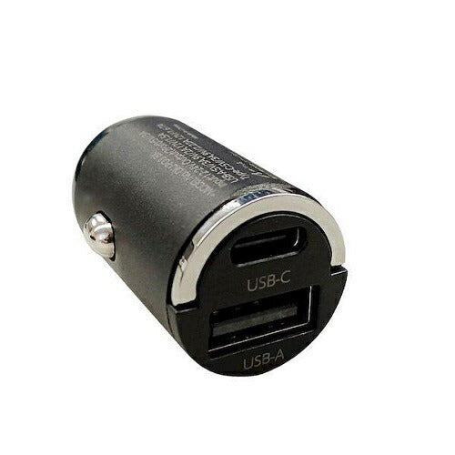 カーチャージャー PD20W/QC18W対応 最小 エアージェイ DKJ-PD3 BK