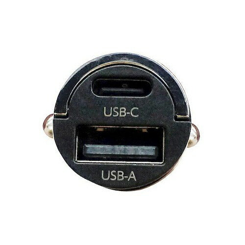 カーチャージャー PD20W/QC18W対応 最小 エアージェイ DKJ-PD3 BK