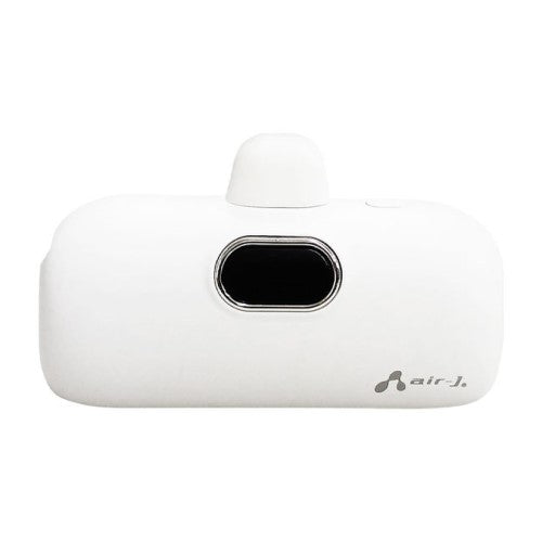 直挿しモバイルバッテリー PD20W 5000mAh (USB-C) ホワイト AIR-J MB-T5000PD2 WH