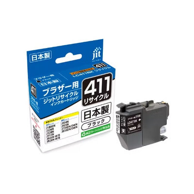 日本製リサイクルインク ブラック ジット JIT-KB411B