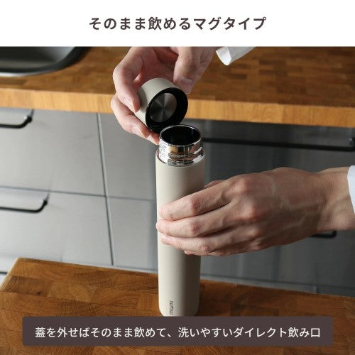 sumuu 真空ダブルステンレススリムボトル ミーボシリーズ 250ml マクロス MCK-153