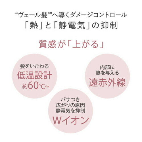 艶髪ドライヤー リフトドライヤー S ライト ネイビー ヤーマン YJHC1L