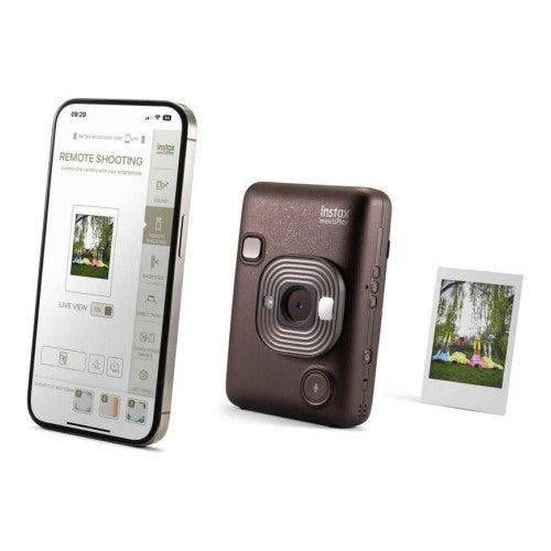 ハイブリッドインスタントカメラ チェキ instax mini LiPlay （ブロンズ） DEEP BRONZE 富士フイルム INS_LIPLAYC_BRONZE
