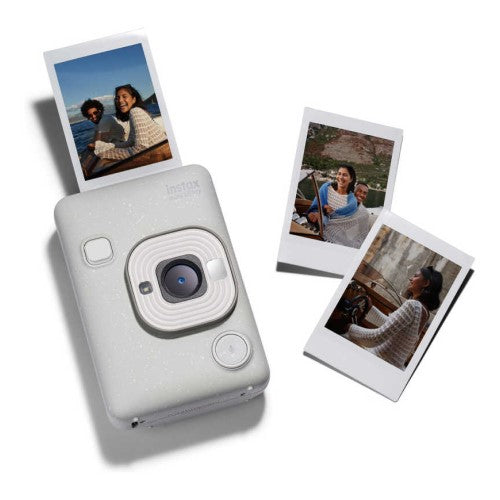 ハイブリッドインスタントカメラ チェキ instax mini LiPlay （ホワイト） MISTY WHITE 富士フイルム INS_LIPLAYC_WHITE