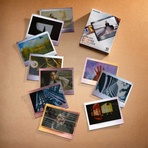 チェキ インスタントフィルム カラー instax (ブラッシュド メタリックス) 富士フイルム INS_WIDE_B-METALWW1