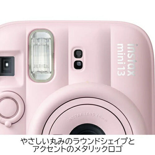 インスタントカメラ チェキ instax mini 13 クレイホワイト 富士フイルム FUJIFILM 富士フイルム インスタントカメラ チェキ instax mini 12/13 クレイホワイト 接写 セルフィー 簡単操作 オート露光 プレゼント ギフト 贈り物