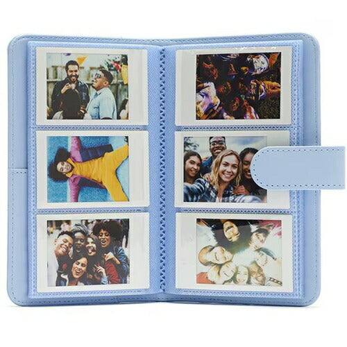 フォトアルバム instax mini 13 アルバム108（チェキ用フィルム108枚収納）ブルー 富士フイルム FUJIFILM 富士フイルム チェキ用アルバム instax mini 13 アルバム108 スカイブルー 108枚収納 持ち運び 整理 写真 フォト アルバム