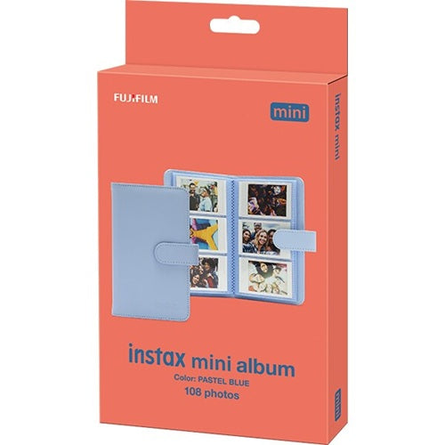 フォトアルバム instax mini 13 アルバム108（チェキ用フィルム108枚収納）ブルー 富士フイルム FUJIFILM 富士フイルム チェキ用アルバム instax mini 13 アルバム108 スカイブルー 108枚収納 持ち運び 整理 写真 フォト アルバム