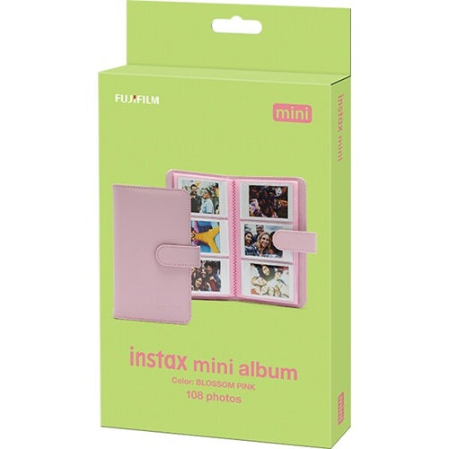 フォトアルバム instax mini 13 アルバム108（チェキ用フィルム108枚収納）ピンク 富士フイルム FUJIFILM 富士フイルム チェキ用アルバム instax mini 13 アルバム108 ブロッサムピンク 108枚収納 持ち運び 整理 写真 フォト アルバム