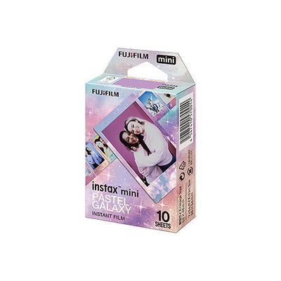 チェキフィルム instax mini PASTEL GALAXY 10枚 富士フイルム 富士フイルム チェキ専用フイルム instax mini パステルギャラクシー 10枚入 PASTEL GALAXY 絵柄入りフレーム チェキ用フィルム インスタックスミニ