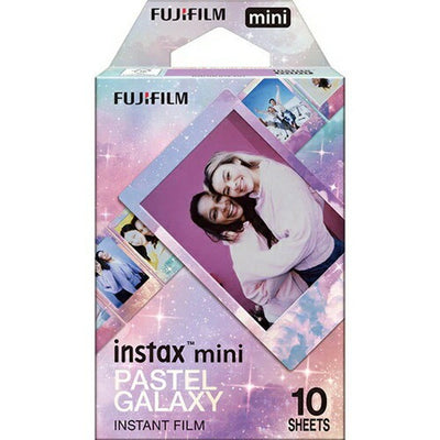 チェキフィルム instax mini PASTEL GALAXY 10枚 富士フイルム 富士フイルム チェキ専用フイルム instax mini パステルギャラクシー 10枚入 PASTEL GALAXY 絵柄入りフレーム チェキ用フィルム インスタックスミニ
