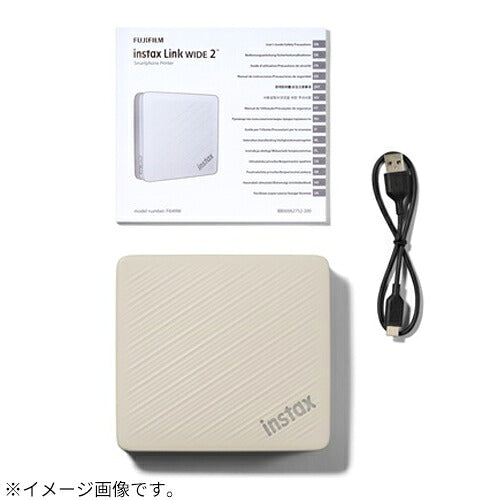 FUJIFILM 富士フイルム スマホプリンター instax Link WIDE 2 INSLINKWIDE2DUOBL デュオブルー