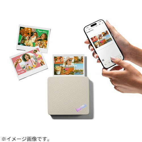 FUJIFILM 富士フイルム スマホプリンター instax Link WIDE 2 INSLINKWIDE2DUOBE デュオベージュ