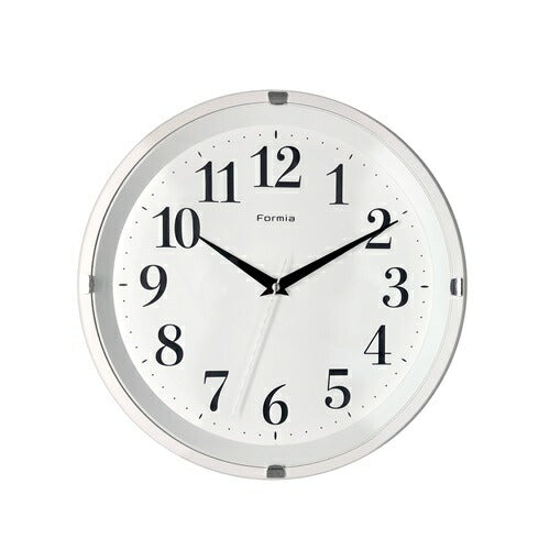 掛時計 連続秒針 ホワイト 保土ヶ谷電子販売 HWC-011W-WH