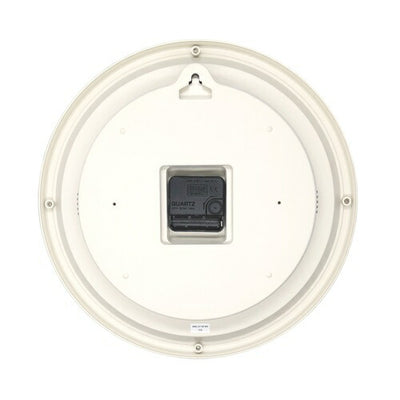 掛時計 連続秒針 ホワイト 保土ヶ谷電子販売 HWC-011W-WH