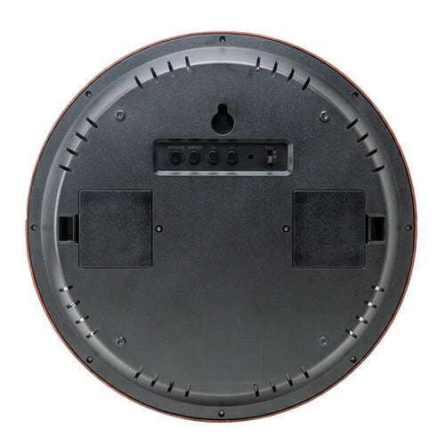 電波掛時計 ブラウン 保土ヶ谷電子販売 HWC-016W-BR