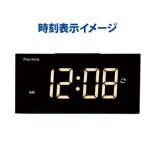 デジタル時計 ブラック 保土ヶ谷電子販売 HT-026BK-Y