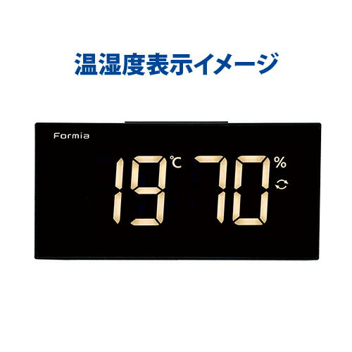 デジタル時計 ブラック 保土ヶ谷電子販売 HT-026BK-Y