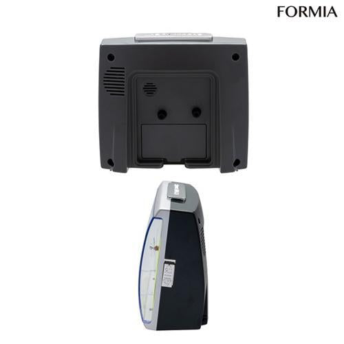 目覚まし時計 連続秒針 ホワイト 電子音アラーム 保土ヶ谷電子販売 HT-A035W-WH