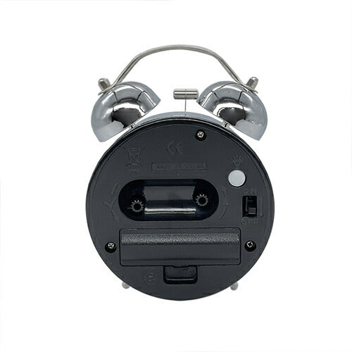 置き時計 目覚まし時計 ベル音 アナログ シルバー フォルミア HT-A038S-SV