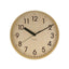 インテリア掛時計 連続秒針 ナチュラル色 保土ヶ谷電子販売 HIC-006W-N