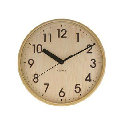 インテリア掛時計 連続秒針 ナチュラル色 保土ヶ谷電子販売 HIC-006W-N