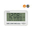 電波デジタル時計 ホワイト 素材：ABS/ガラス 保土ヶ谷電子販売 HT-039RC