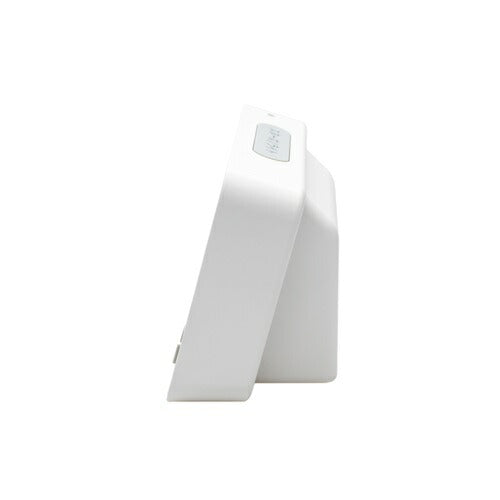 電波デジタル時計 ホワイト 素材：ABS/ガラス 保土ヶ谷電子販売 HT-039RC