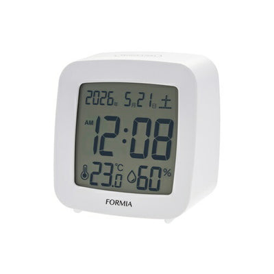 デジタル時計 ホワイト 保土ヶ谷電子販売 HT-042WH