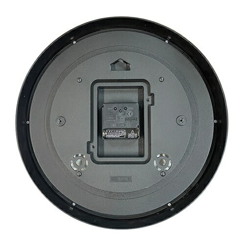 インテリア掛時計 ステップ秒針 ブラウン 保土ヶ谷電子販売 HIC-008RC-BR