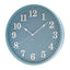 インテリア掛時計 連続秒針 ブルー 保土ヶ谷電子販売 HIC-012W-BU