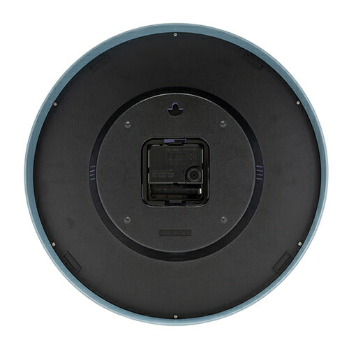 インテリア掛時計 連続秒針 ブルー 保土ヶ谷電子販売 HIC-012W-BU