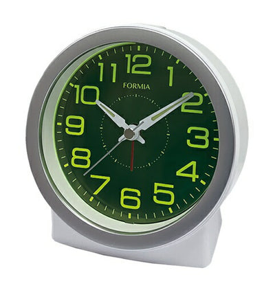 目覚まし時計 連続秒針 ホワイト 保土ヶ谷電子販売 HT-A049W-WH