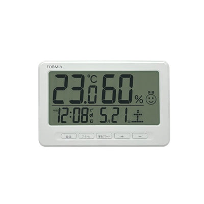 温度計・湿度計 ホワイト 保土ヶ谷電子販売 HO-006