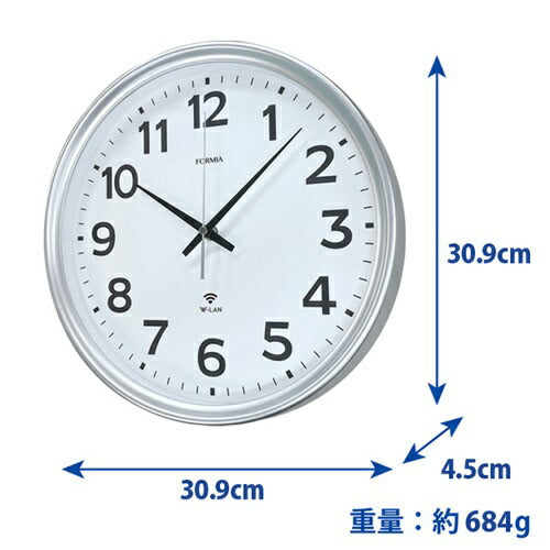 掛時計 ホワイト 保土ヶ谷電子販売 HWC-030WLAN