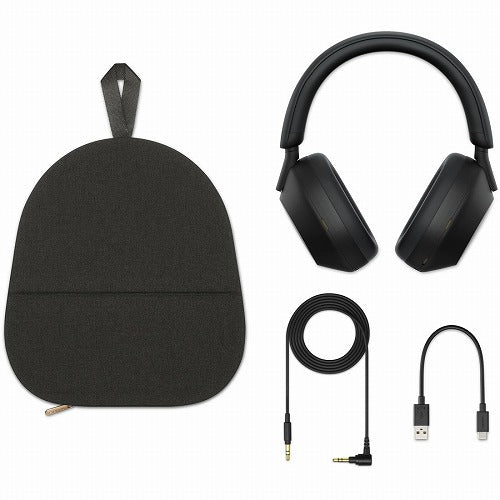 SONY ワイヤレス ノイズキャンセリング ヘッドホン WH-1000XM5 ブラック 1000Xシリーズ Bluetooth ヘッドホン ソニー WH-1000XM5-BM