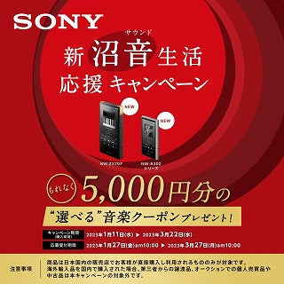 ソニー SONY ウォークマン WALKMAN 2023年モデル ブルー 32GB ハイレゾ対応 NW-A306 LC