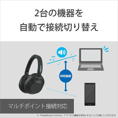 ソニー SONY Bluetooth ワイヤレス ノイズキャンセリング ステレオ ヘッドセット ヘッドホン ハイレゾ対応 ULT POWER SOUND 重低音 WH-ULT900N