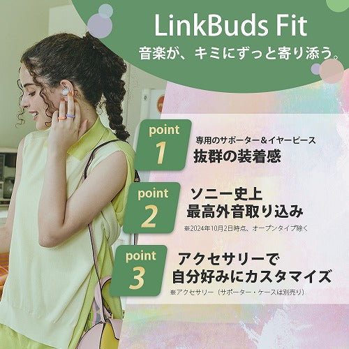 ソニー 完全ワイヤレスイヤホン LinkBuds Open WF-L910 BZ