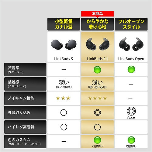 ソニー 完全ワイヤレスイヤホン LinkBuds Fit WF-LS910N BZ