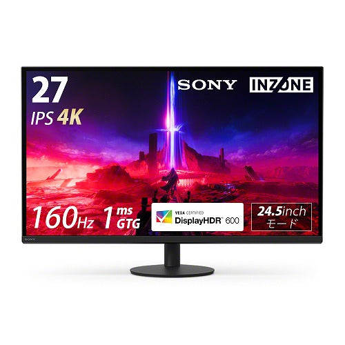 ソニー ゲーミングモニター 27インチ IPS 4K 160Hz