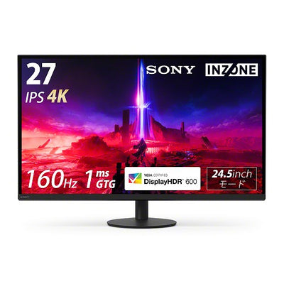 ソニー ゲーミングモニター 27インチ IPS 4K 160Hz