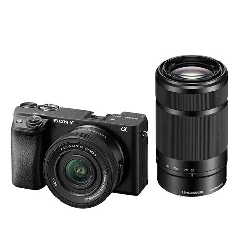 ミラーレス 一眼 カメラ ダブルズームレンズキット α6400 ブラック ソニー ILCE-6400X B