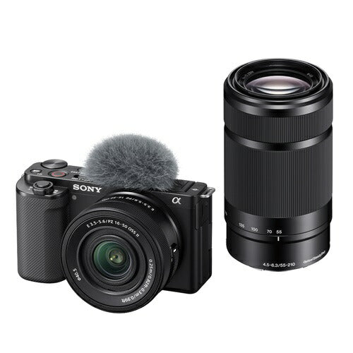 ミラーレス 一眼 カメラ ダブルズームレンズキット VLOGCAM ブラック ソニー ZV-E10X B