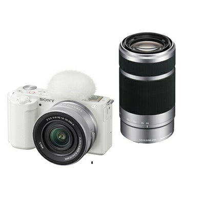 ミラーレス 一眼 カメラ ダブルズームレンズキット VLOGCAM ホワイト ソニー ZV-E10X W