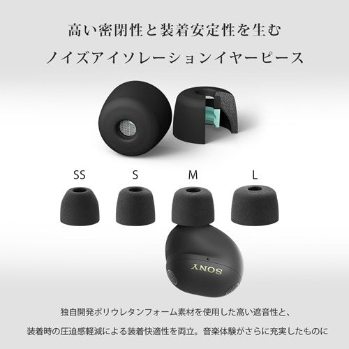 ソニー SONY 完全ワイヤレスイヤホン WF-1000XM6 BZ ブラック