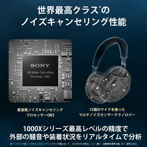 SONY ソニー ワイヤレスヘッドホン WH-1000XM6 PM 【新色 サンドピンク】