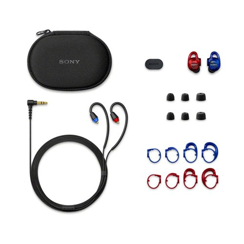 SONY ソニー インイヤーモニター IER-M500 有線イヤホン 密閉型 レッド＆ブルー